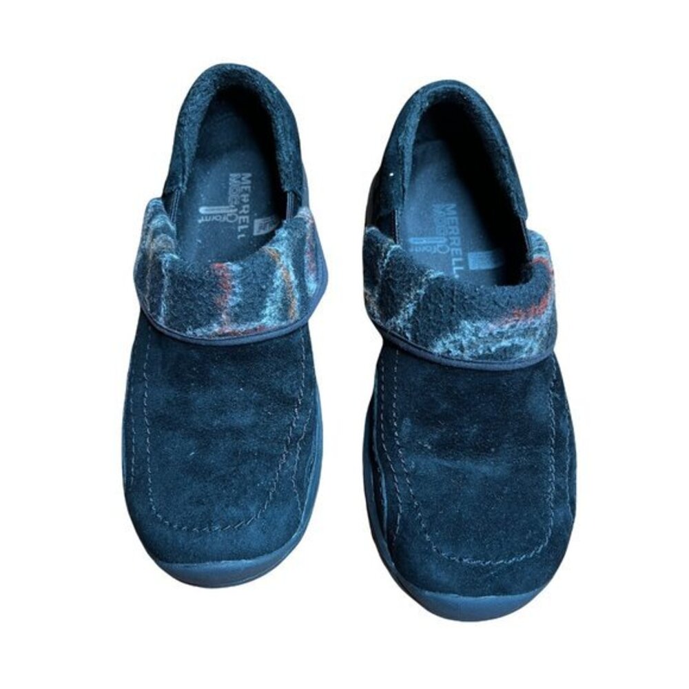 Merrell Womens Femmes  Slip on Shoes Aztec Print Black Size 5.5